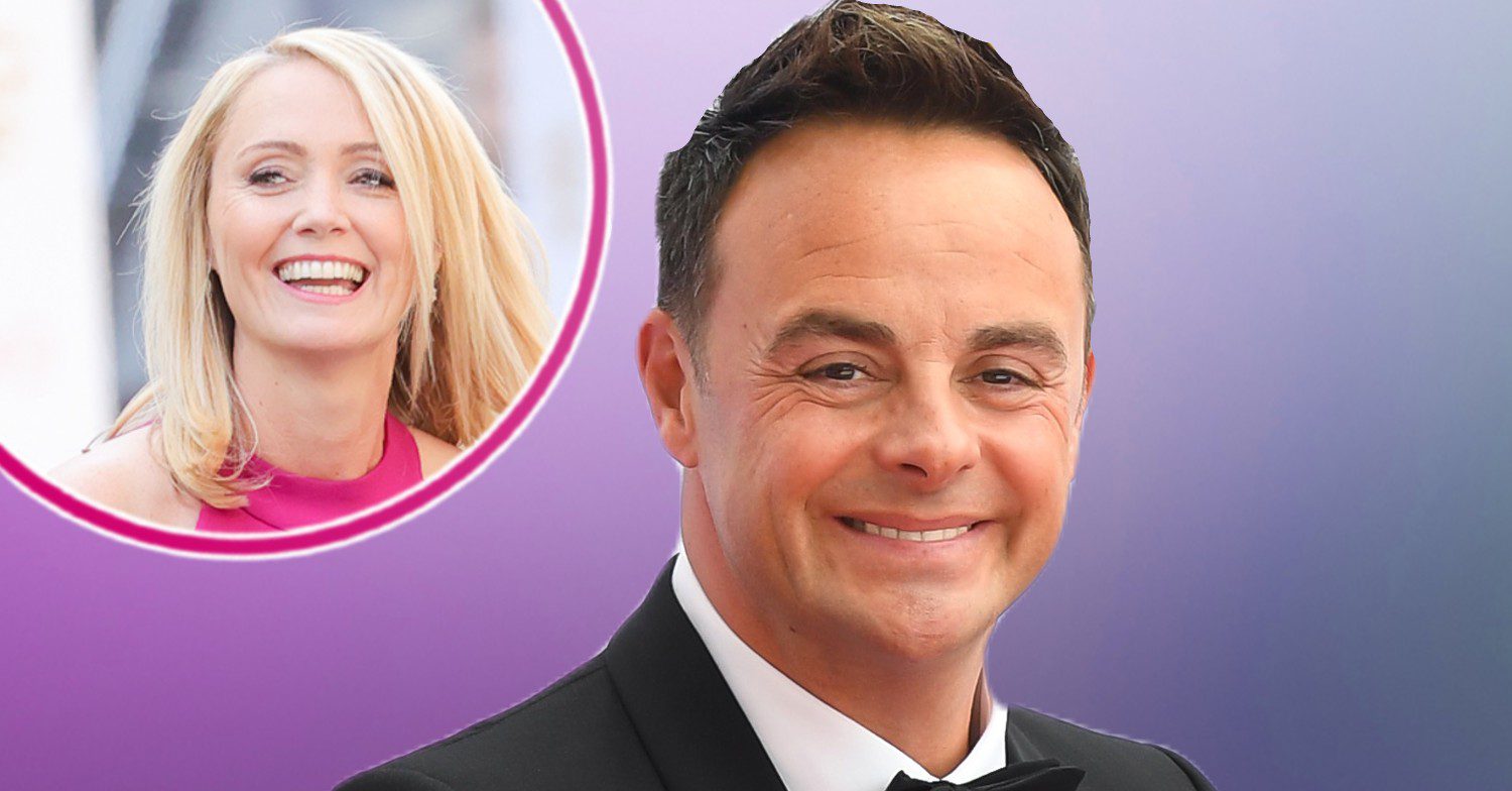 Ant McPartlin and his wife smiling