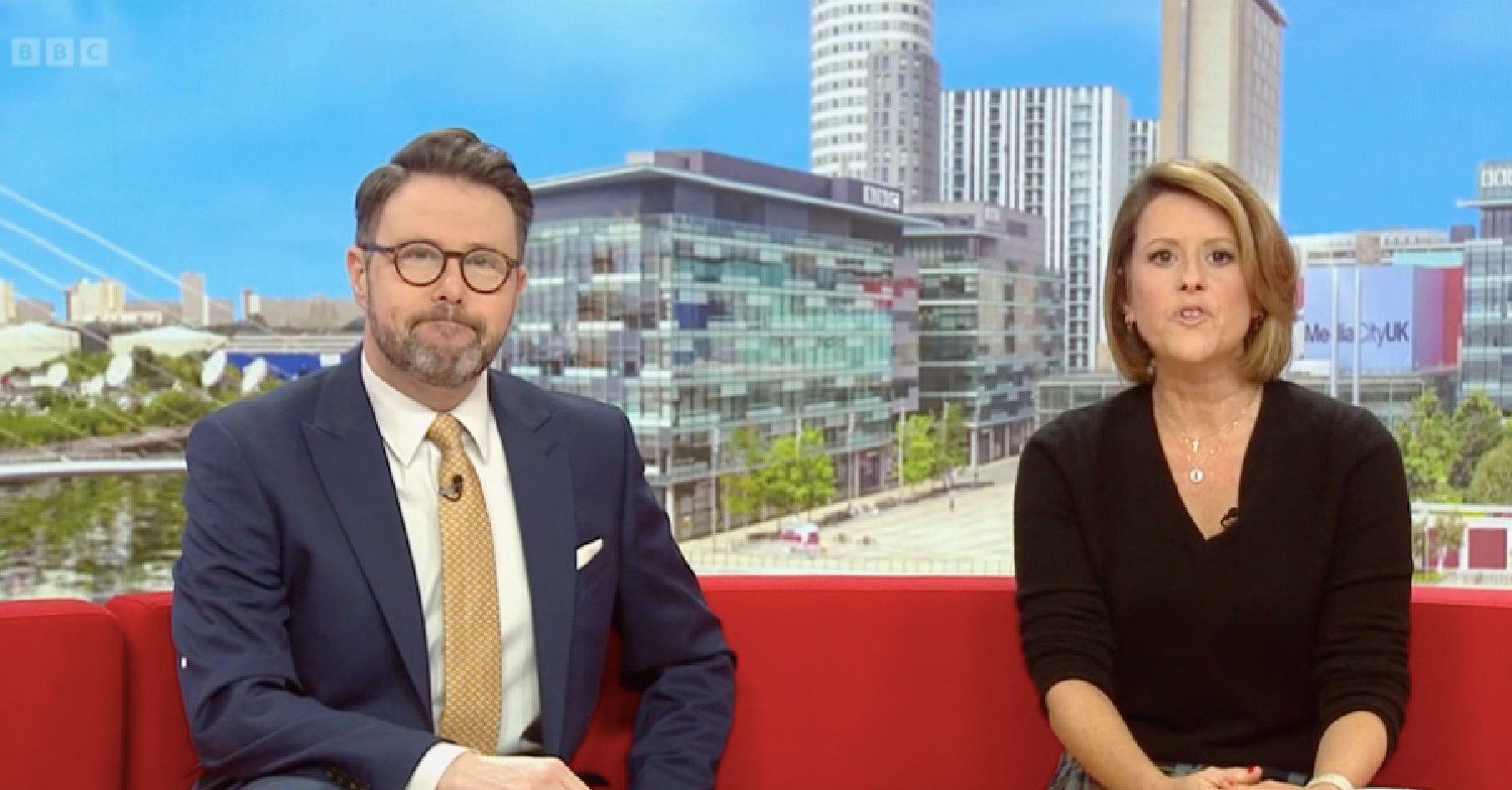 Jon Kay on BBC Breakfast