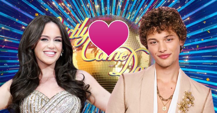 Bobby Brazier and Ellie Leach / Strictly logo