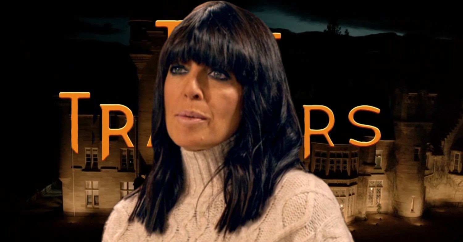 Claudia Winkleman / The Traitors logo