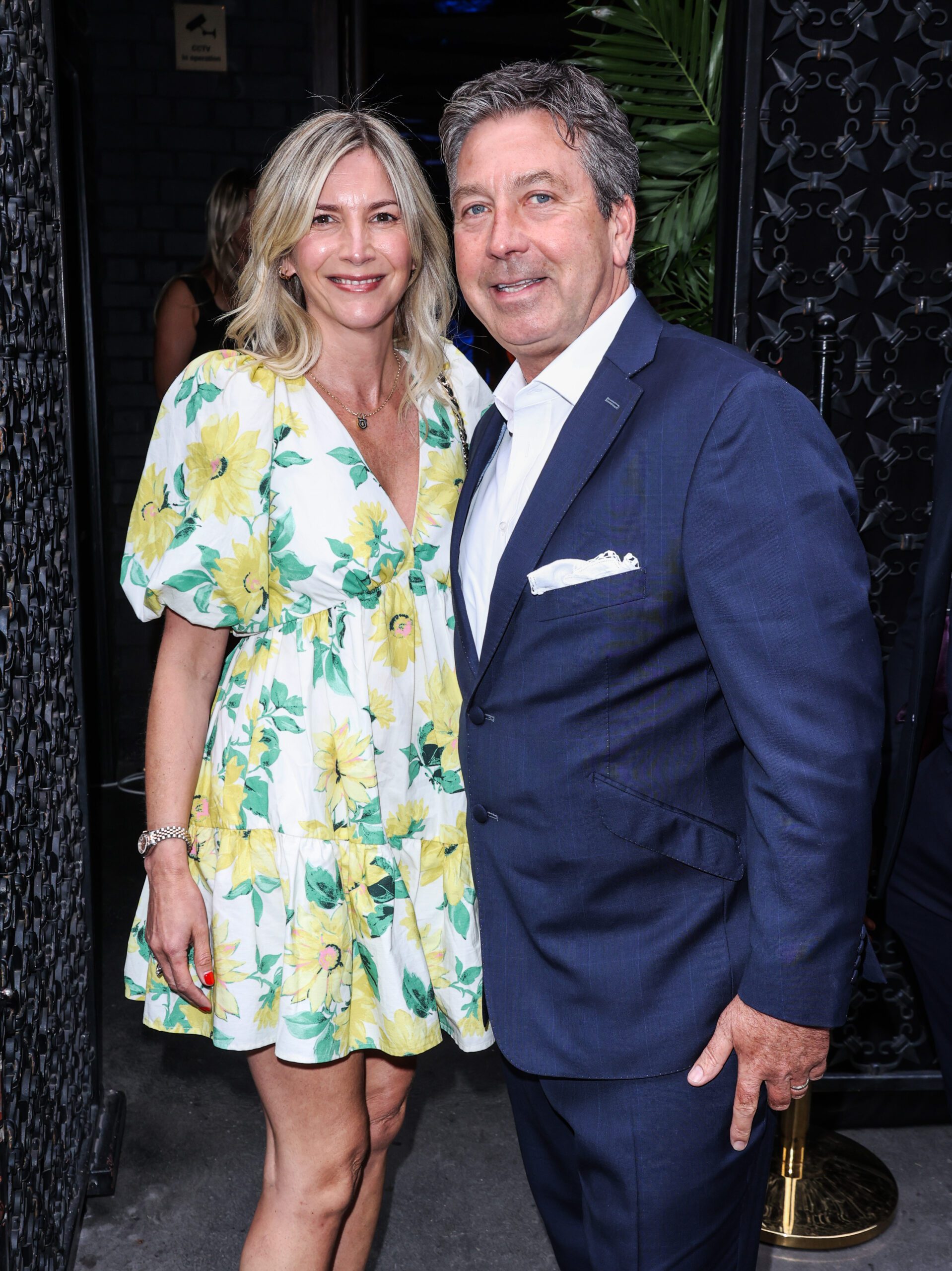 Lisa Faulkner and John Torode at the ITV Summer Party 2023 at The Mandrake