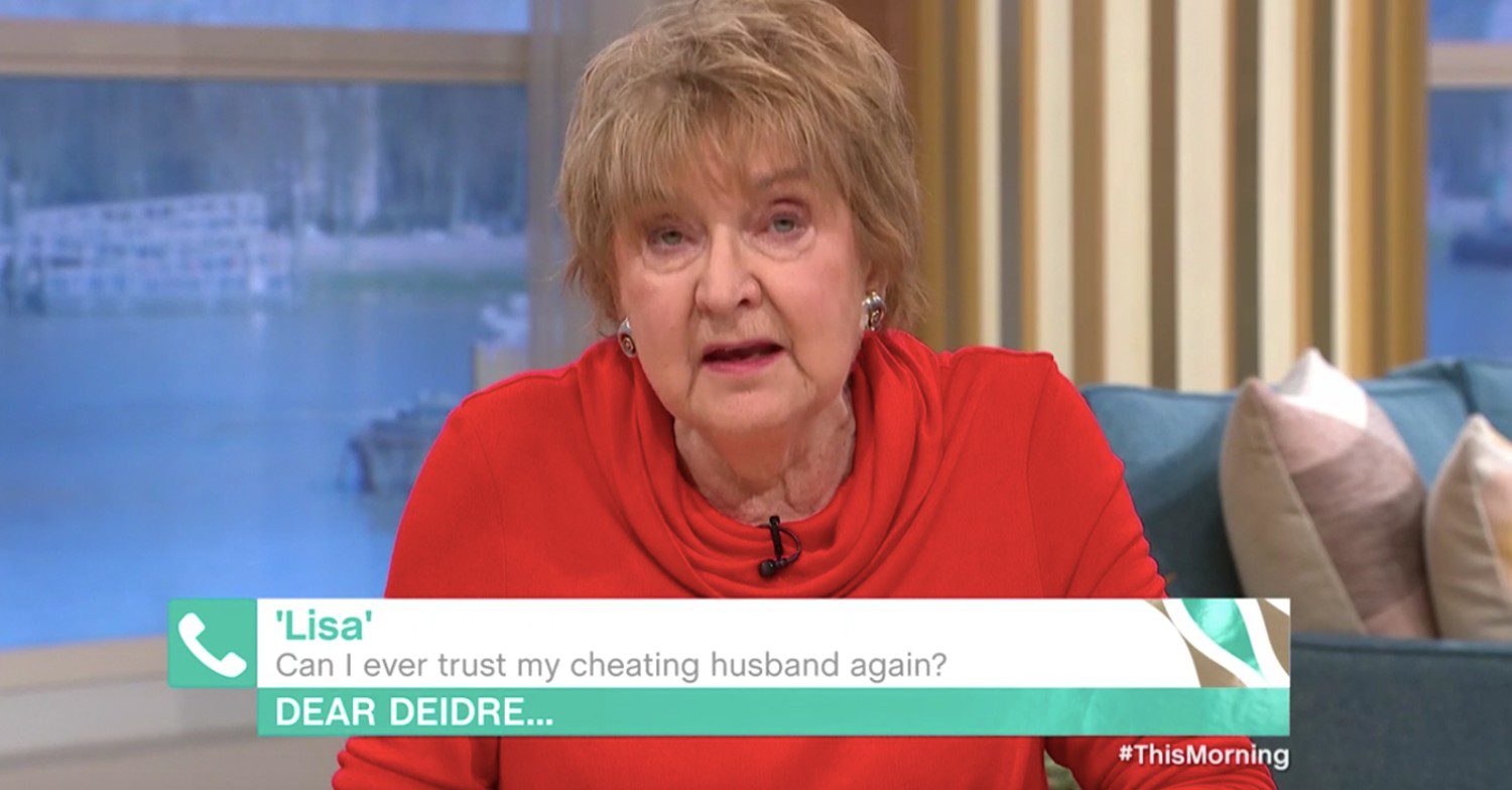 Deidre on This Morning today