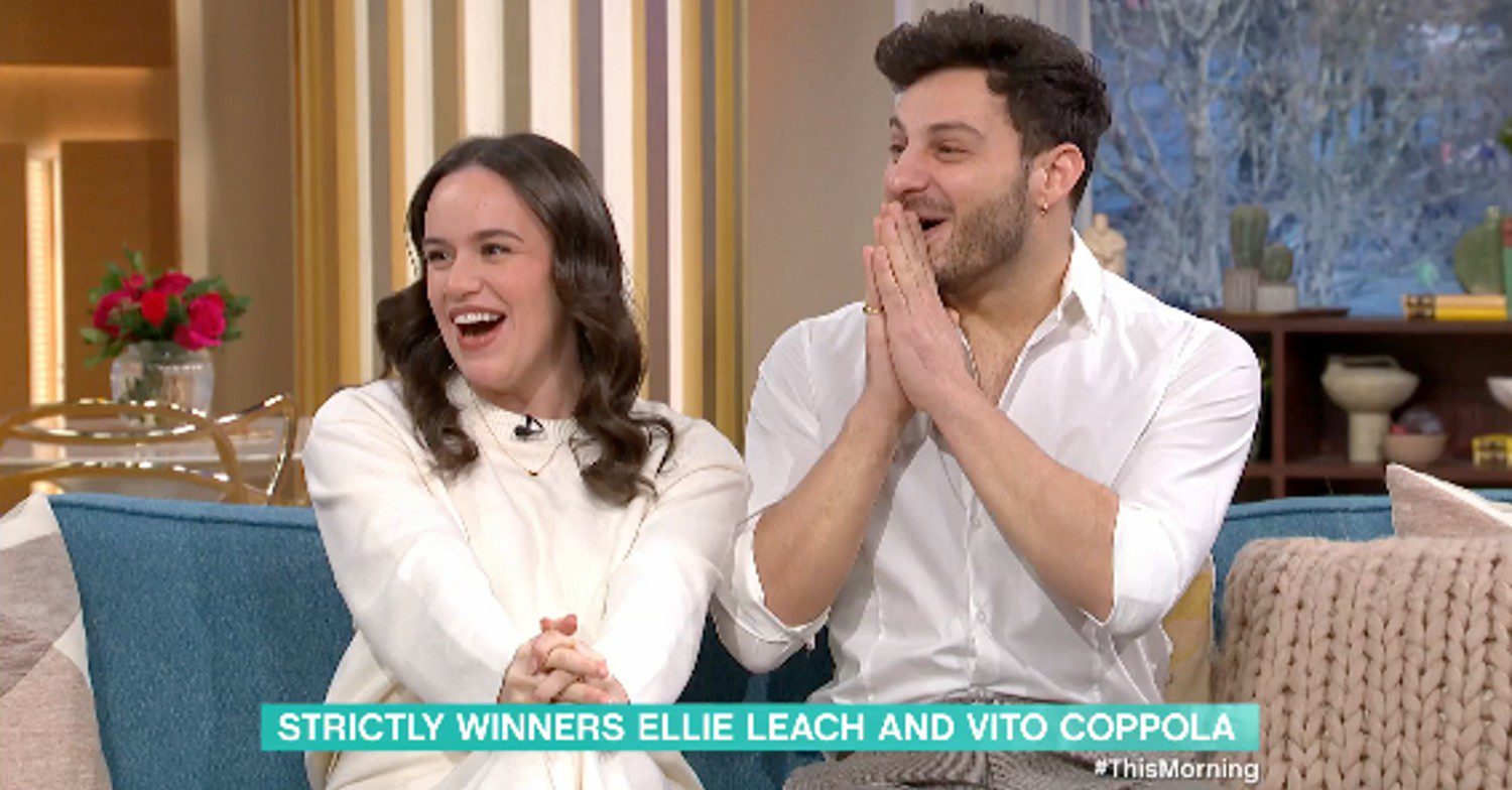 Ellie Leach and Vito Coppola on This Morning today