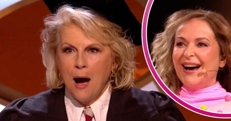 Jennifer Saunders and Julia Sawalha on The Masked Singer