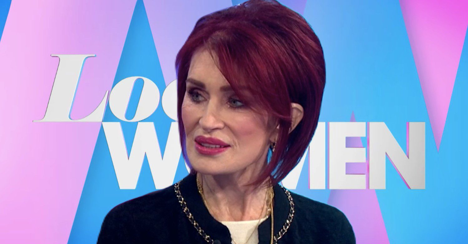 Loose Women logo with Sharon Osbourne