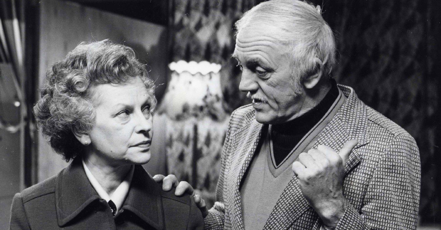Charmain Abrahams and Stan Stennett on Crossroads 