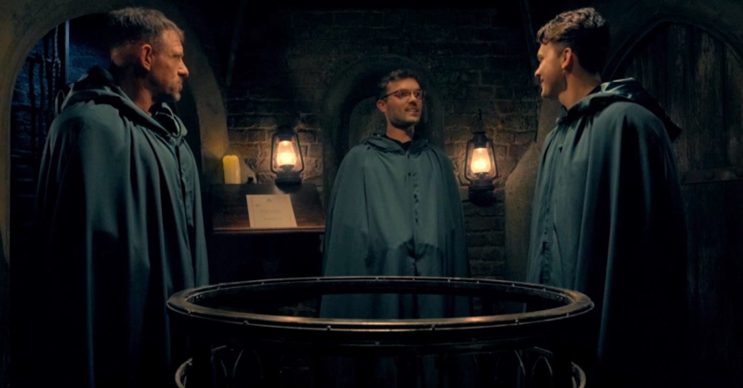 Andrew, Ross, and Harry on The Traitors 