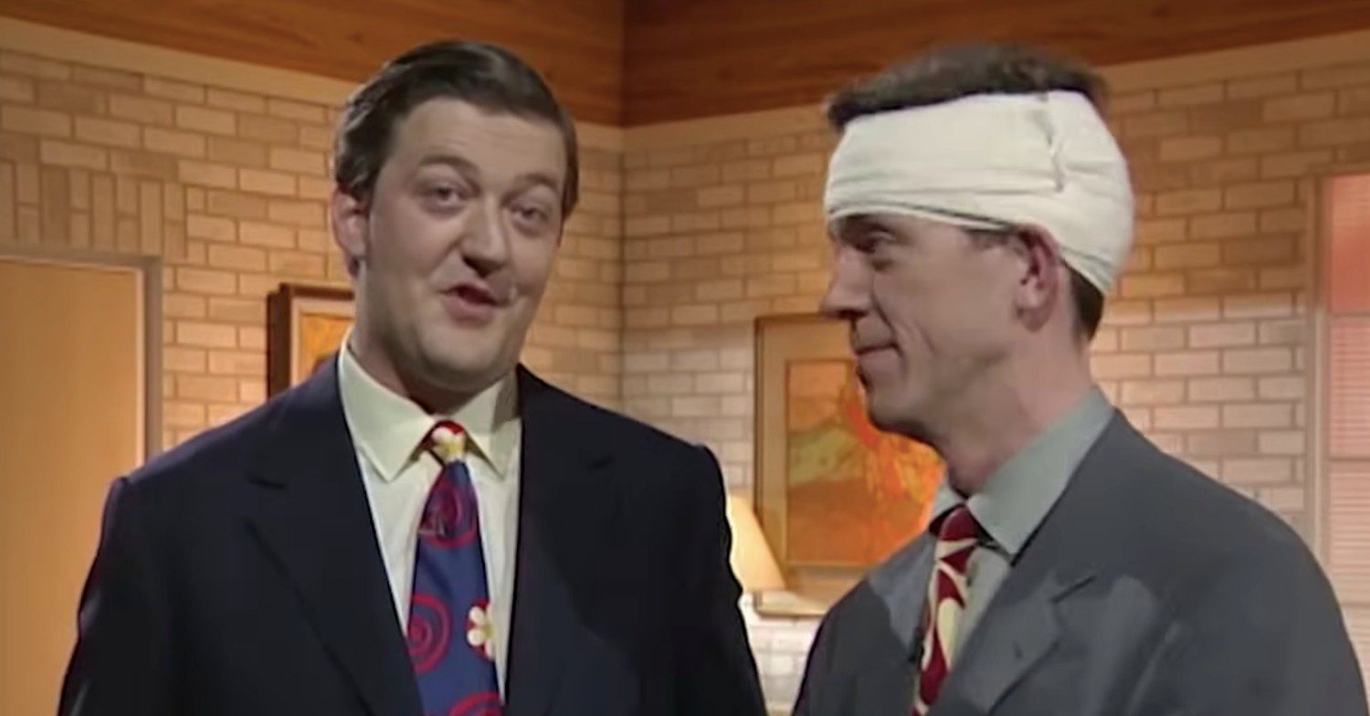 Stephen Fry and Hugh Laurie