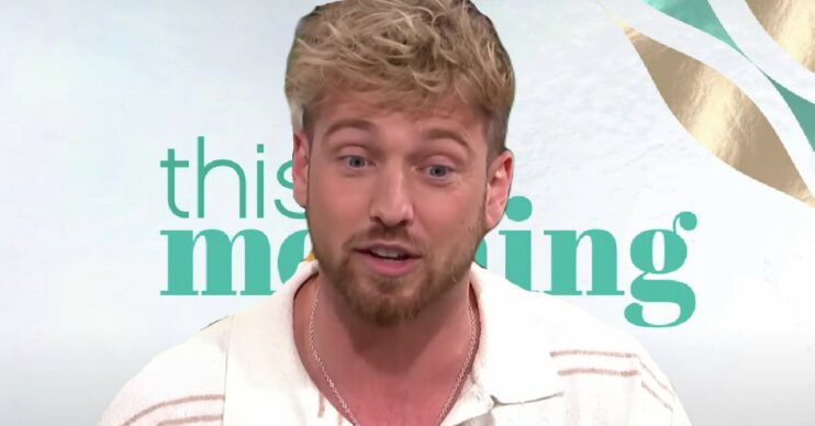 Sam Thompson with This Morning logo