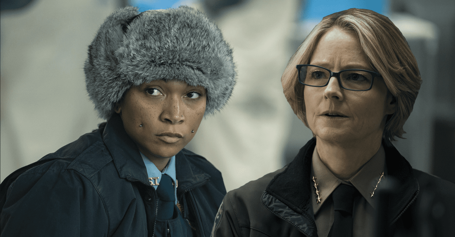 Jodie Foster and Kali Reis in True Detective