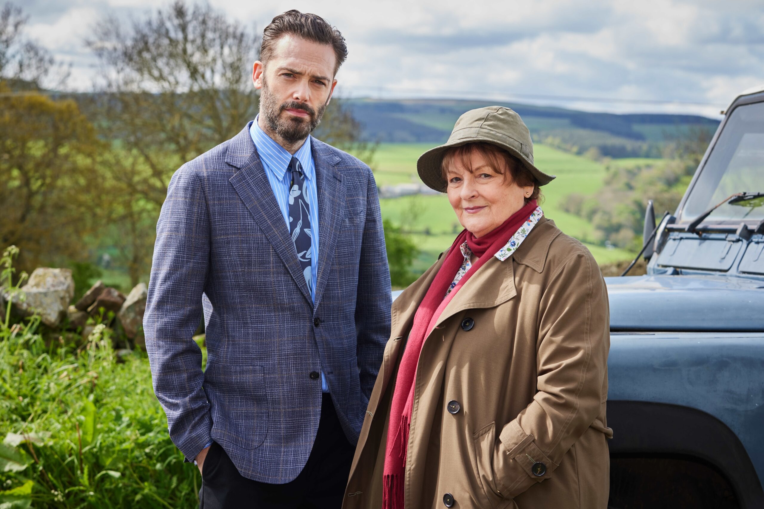 David Leon and Brenda Blethyn in Vera series 13