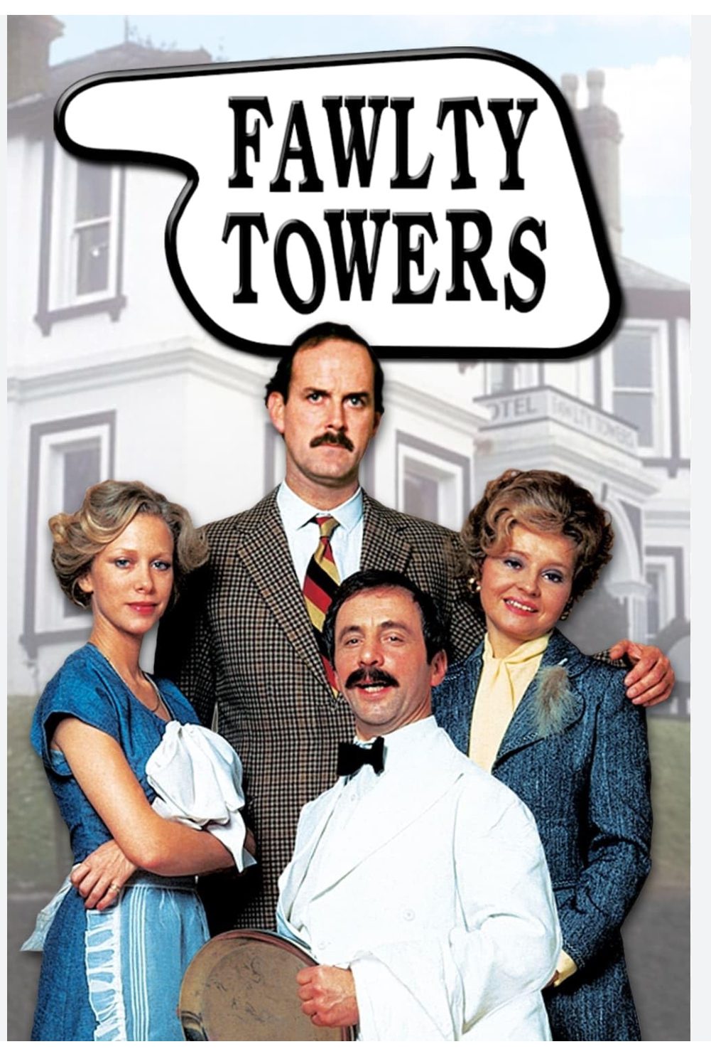 The cast of the Fawlty Towers in promo show for BBC
