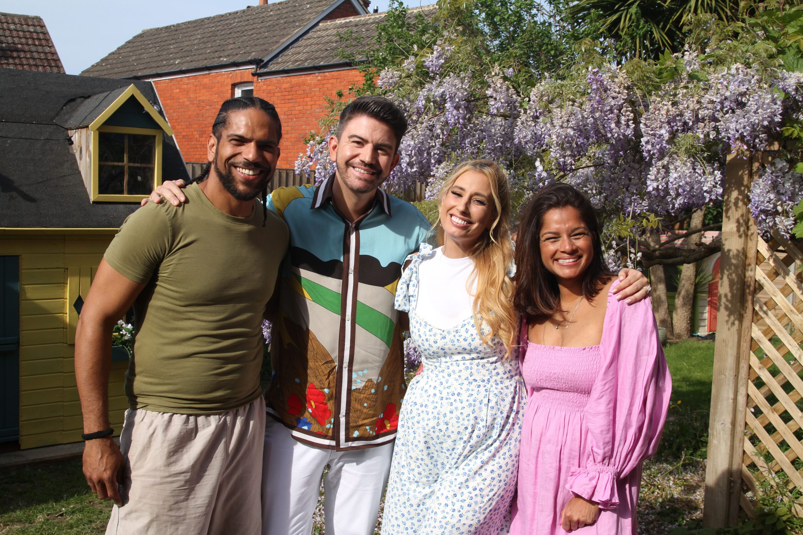 Stacey Solomon and her team on Sort Your Life Out