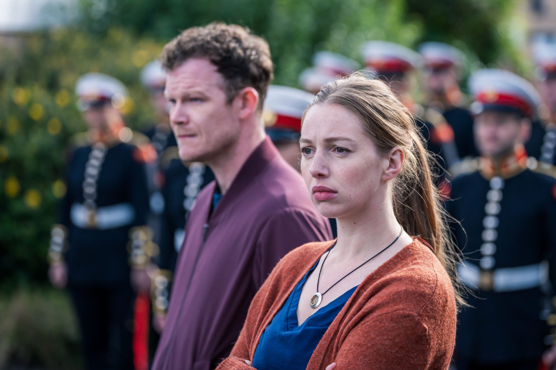 Seamys O'Hara and Seana Kerslake as Lee Thompson and Mags