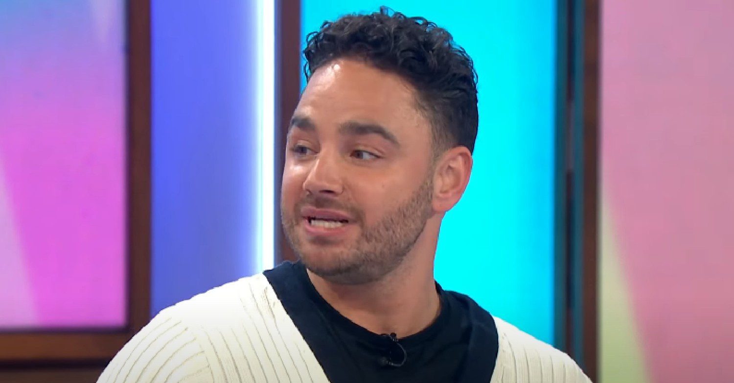 Adam Thomas speaking on Loose Women