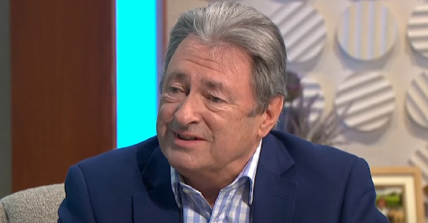 Alan Titchmarsh smiling on Lorraine
