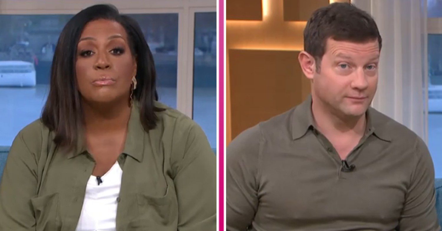 Alison Hammond and Dermot O'Leary on This Morning on ITV