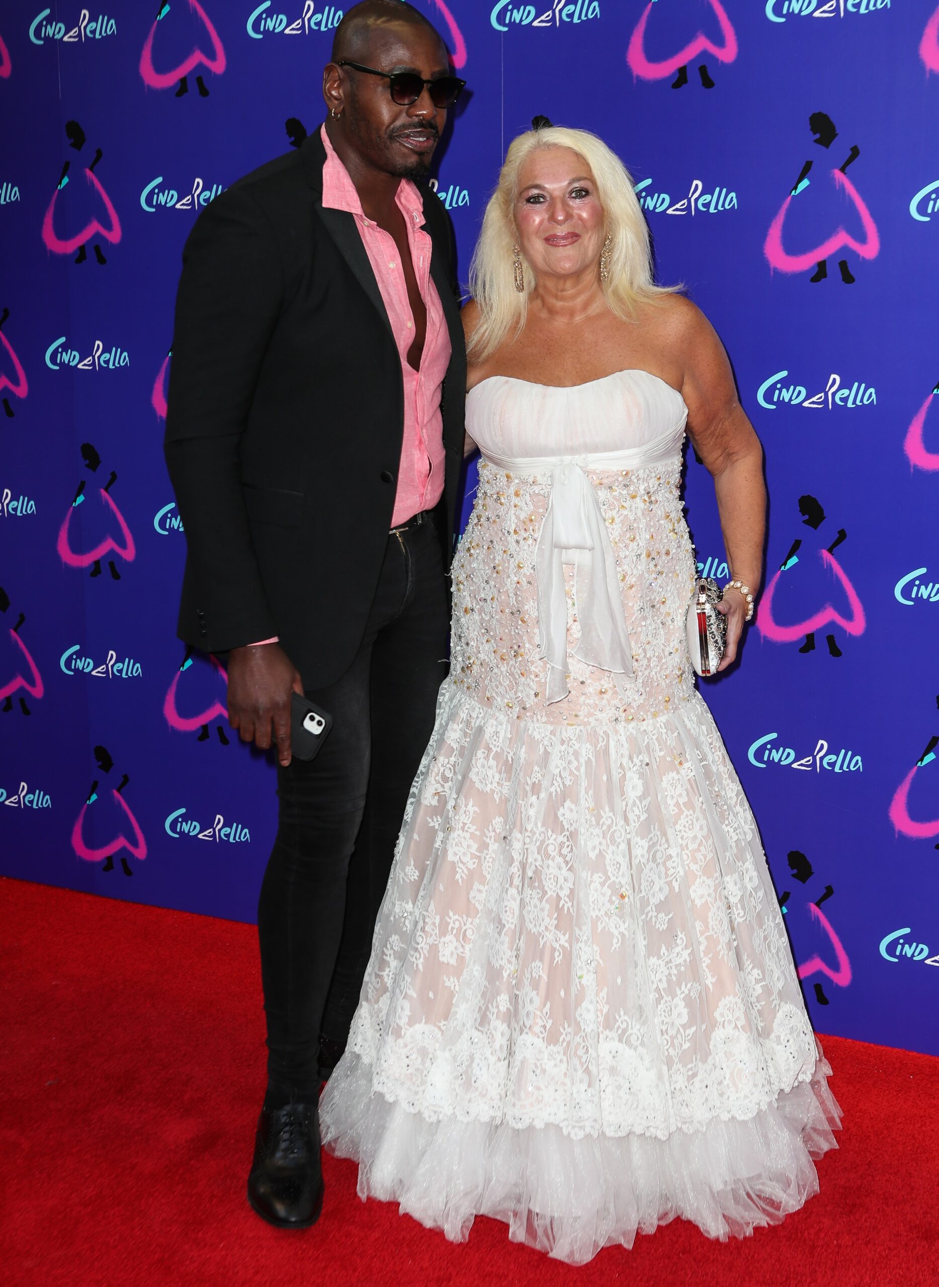 Ben Ofoedu and Vanessa Feltz on red carpet