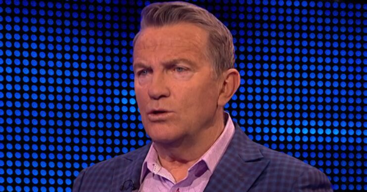 Bradley Walsh looking serious on The Chase