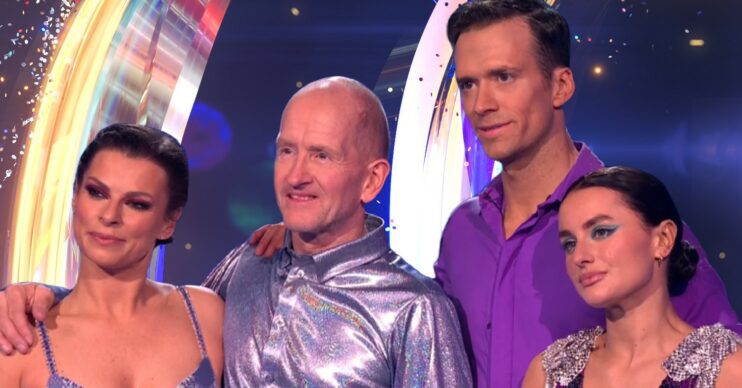 Amber Davies and Eddie Edwards on Dancing On Ice 2024