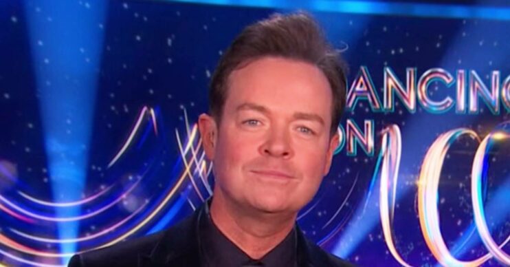 Dancing On Ice host Stephen Mulhern looks at the camera