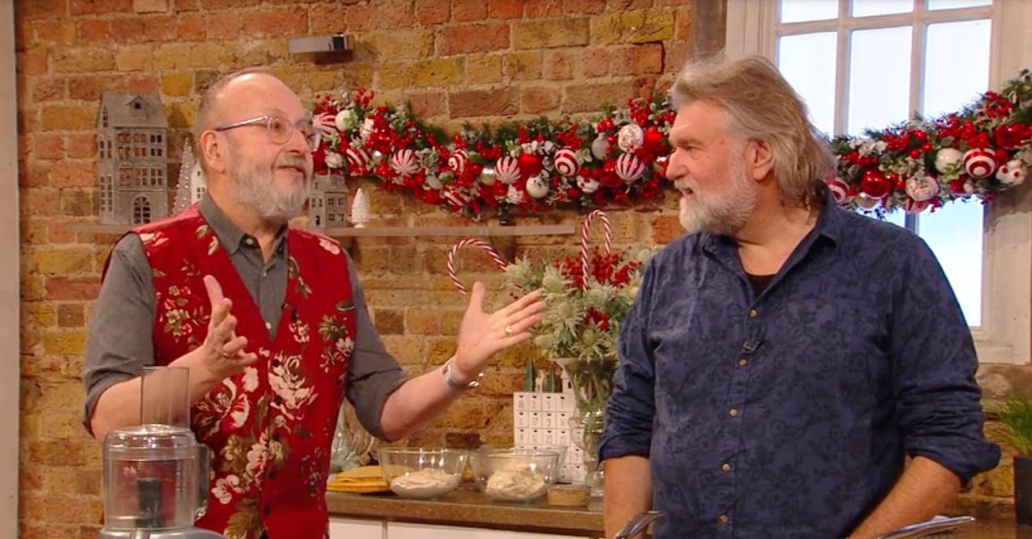 Dave Myers and Si King speaking on Saturday Kitchen