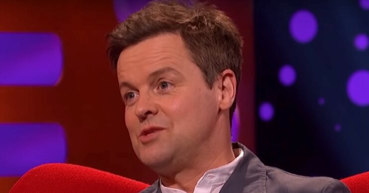 Declan Donnelly being interviewed