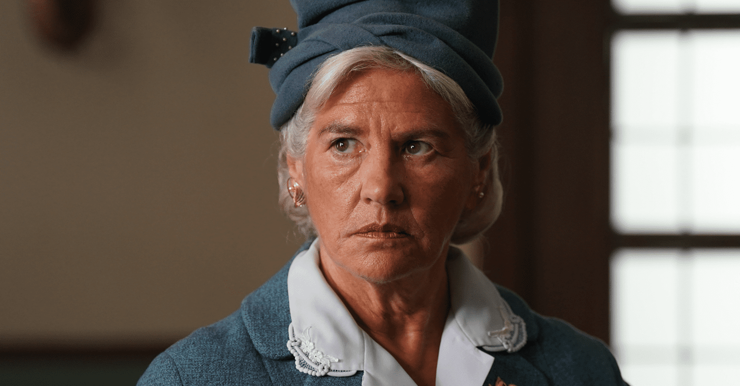 Denise Black as MissTaylor in period drama Grantchester