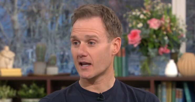 Dan Walker talking on This Morning