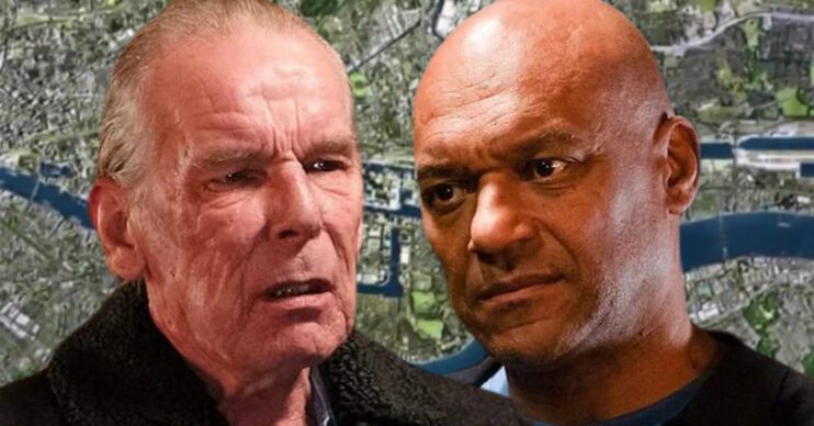 EastEnders' Eddie, George, the background of the Thames