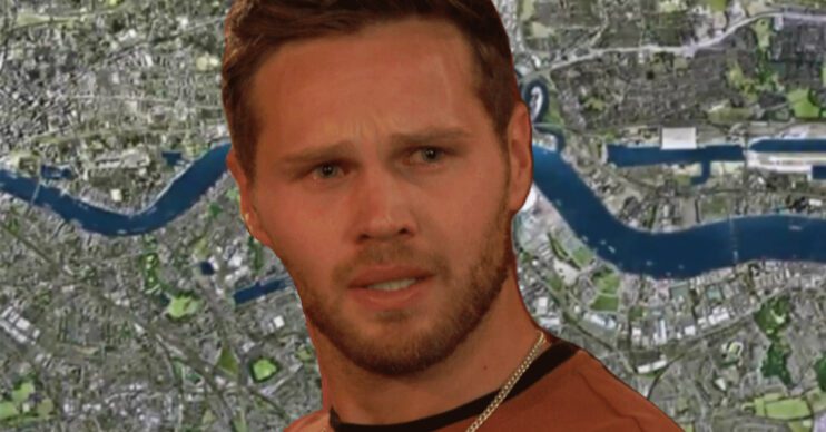 EastEnders' Keanu, the background of the Thames