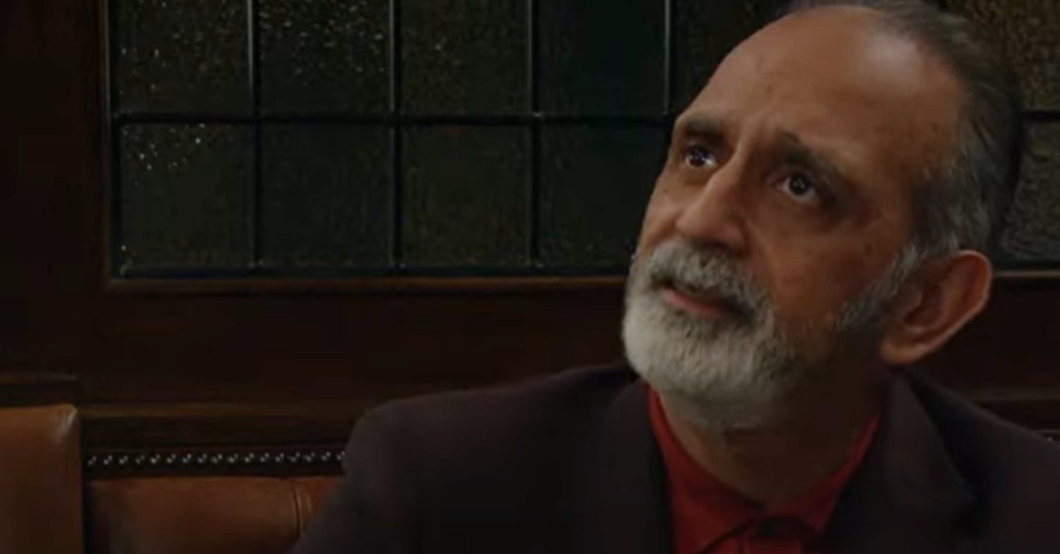 Emmerdale's Amit looks sinister