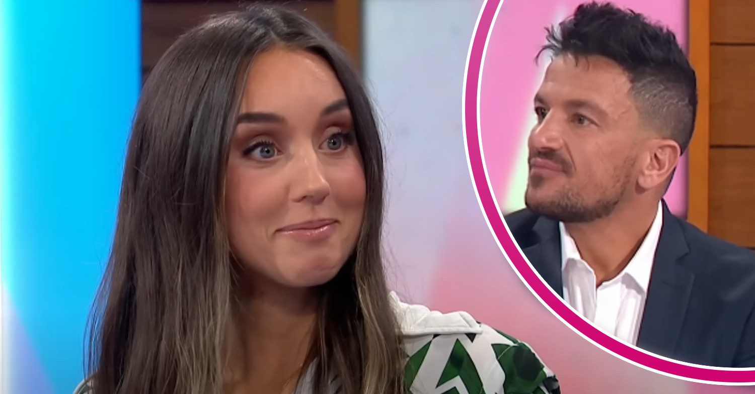 Peter Andre and wife Emily speaking on Loose Women