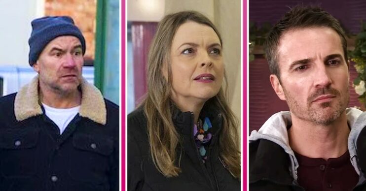 Coronation Street spoilers: Tim, Tracy and Tommy split pic (Credit: ITV/Comp ED!)