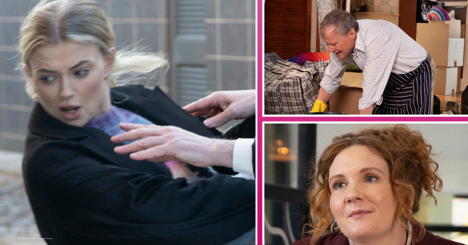 Coronation Street spoilers comp image: Bethany, Roy, Fiz (Credit: ITV/Comp ED!)