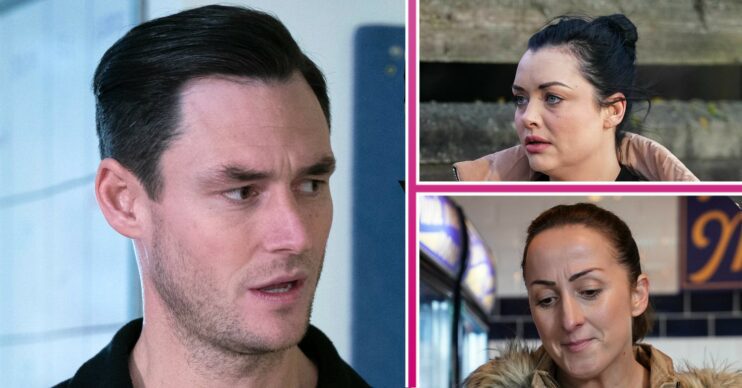 EastEnders spoilers comp image: Zack, Whitney and Sonia (Credit: BBC/Comp ED)