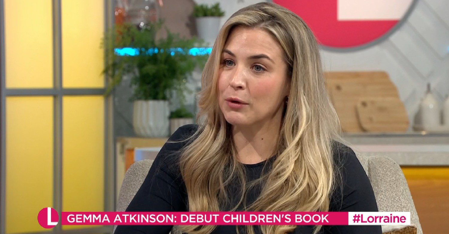 Gemma Atkinson speaking on Lorraine