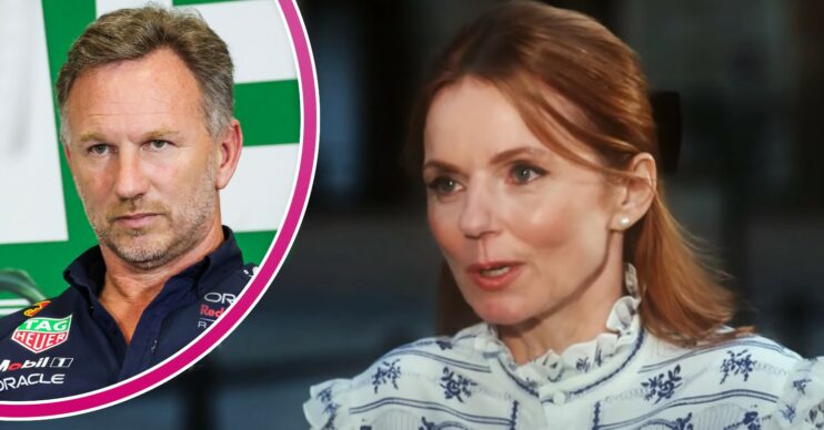 Geri Halliwell on Lorraine and husband Christian Horner at F1 event