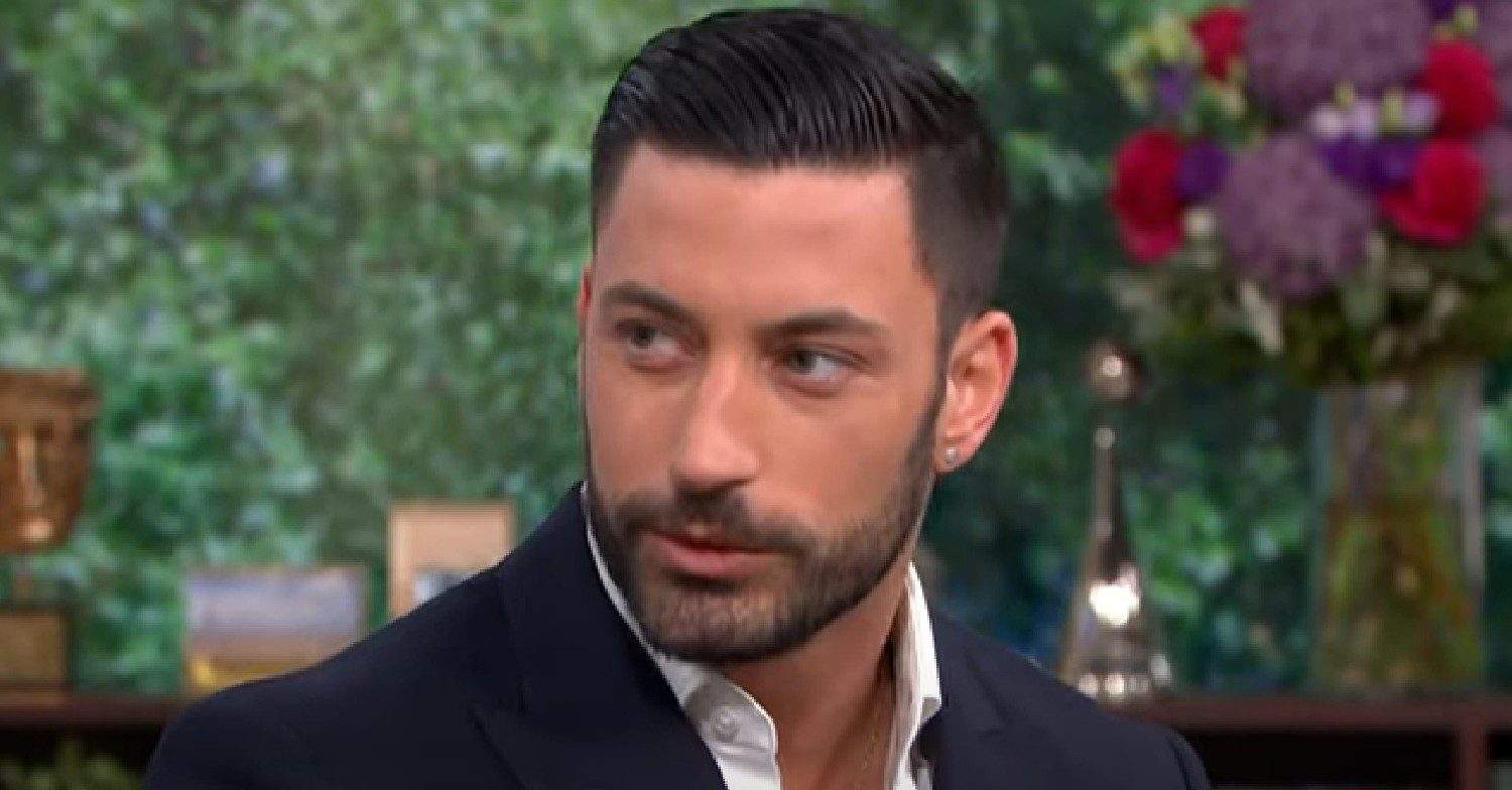 Giovanni Pernice speaking on This Morning
