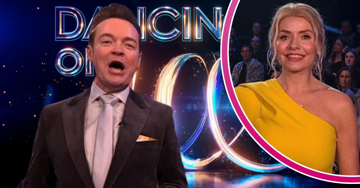 Stephen Mulhern and Holly Willoughby on Dancing On Ice