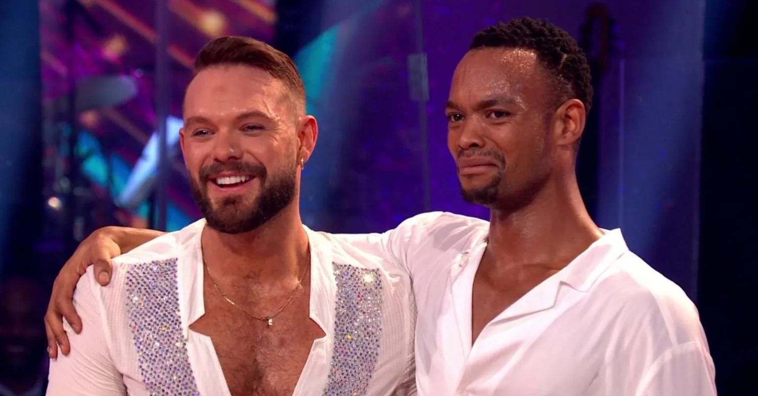 John Whaite and Johannes Radebe on Strictly