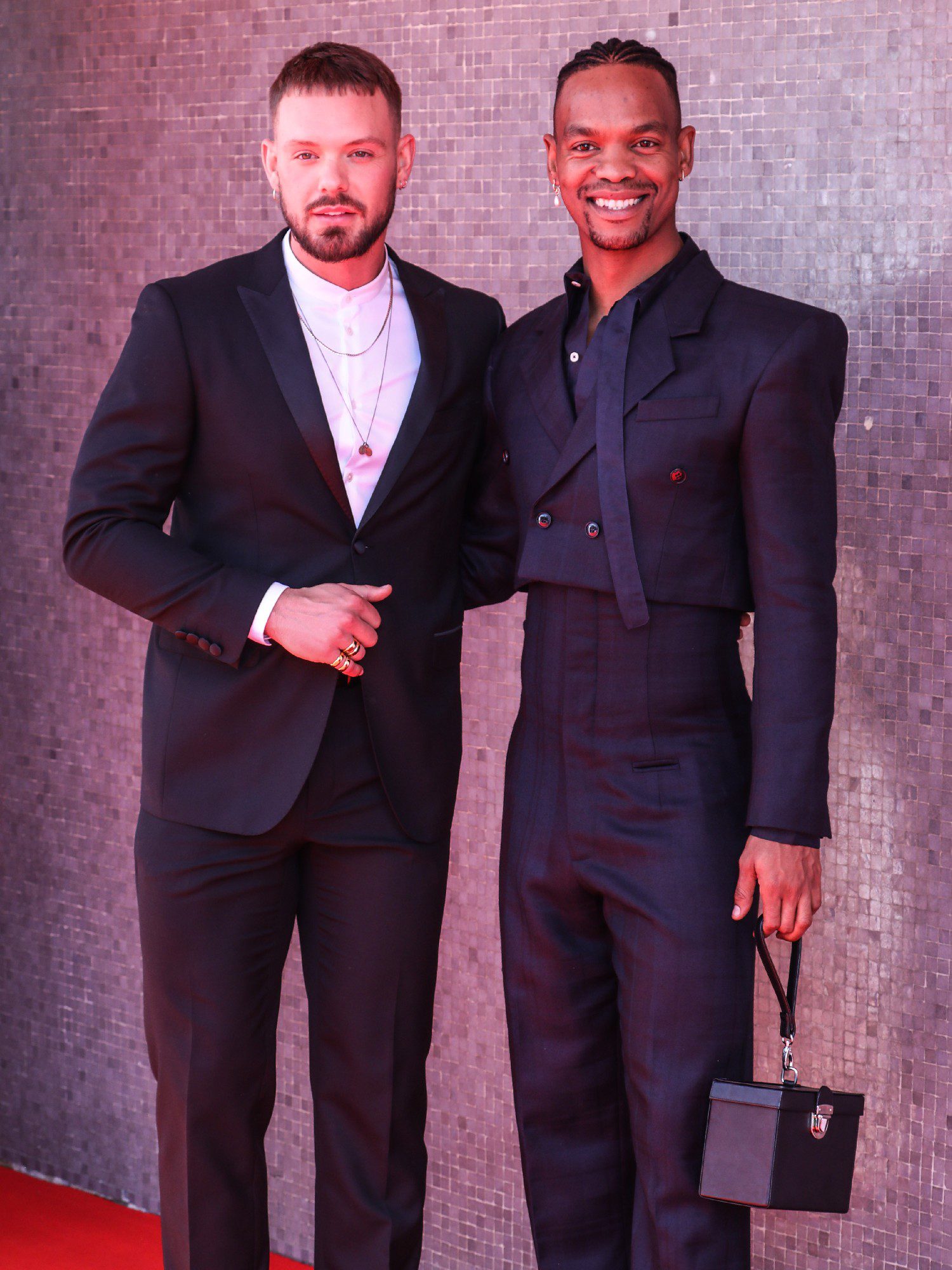 John Whaite and Johannes Radebe smiling