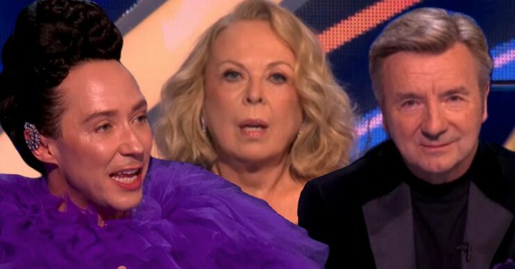 Johnny Weir, Jayne Torvill and Christopher Dean on Dancing On Ice