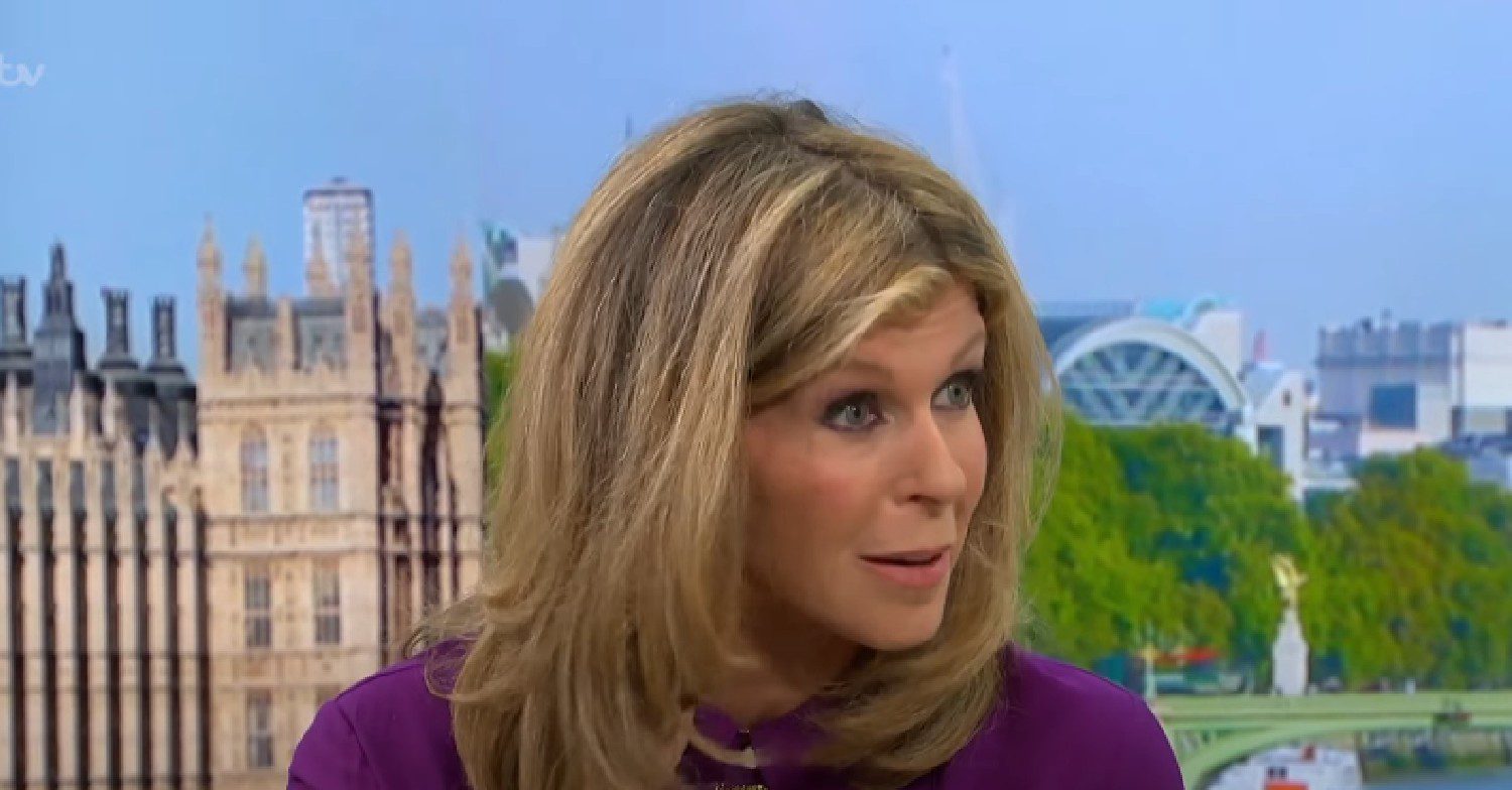Kate Garraway speaking on GMB