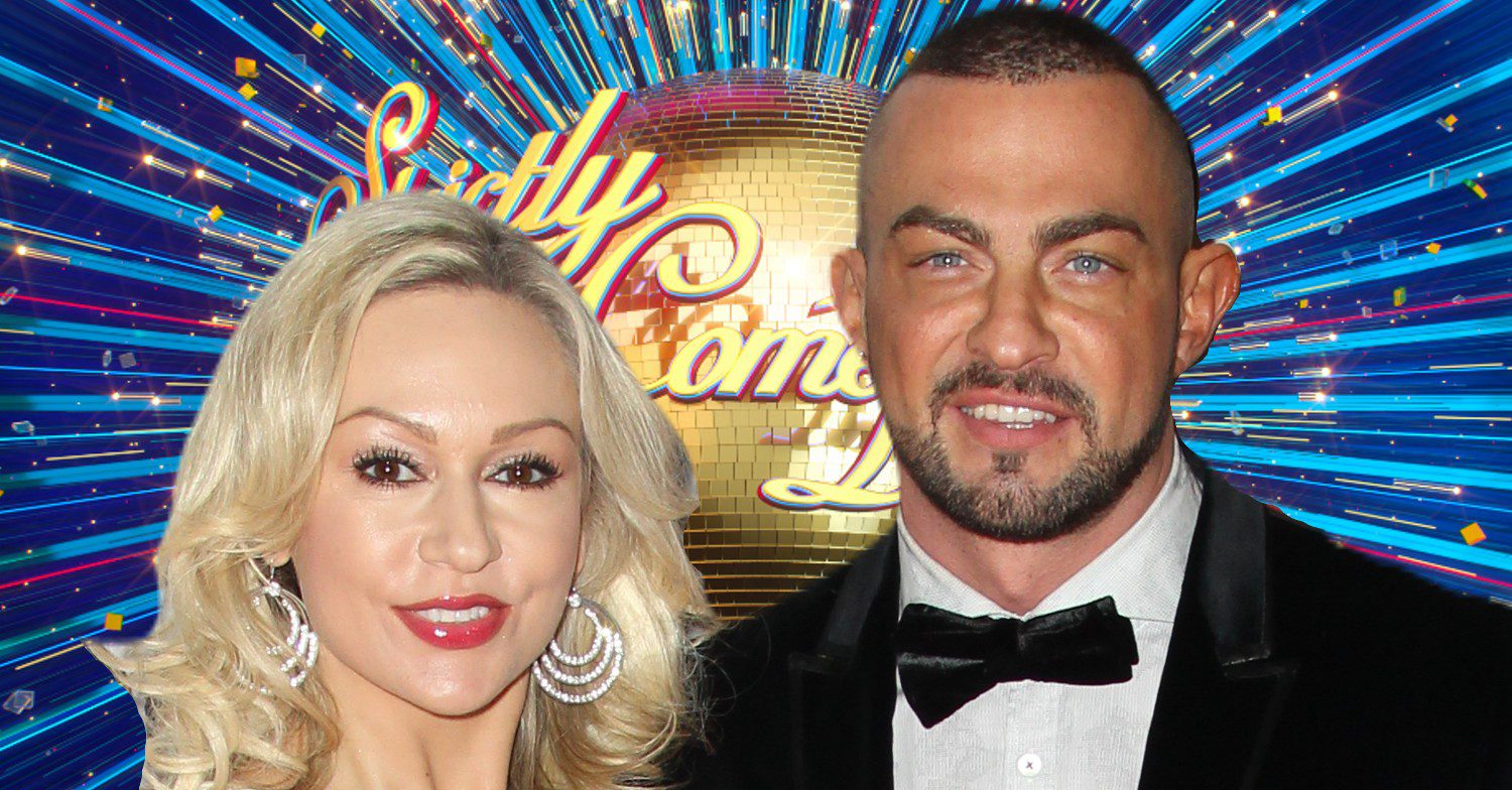 Kristina Rihanoff and Robin Windsor smiling
