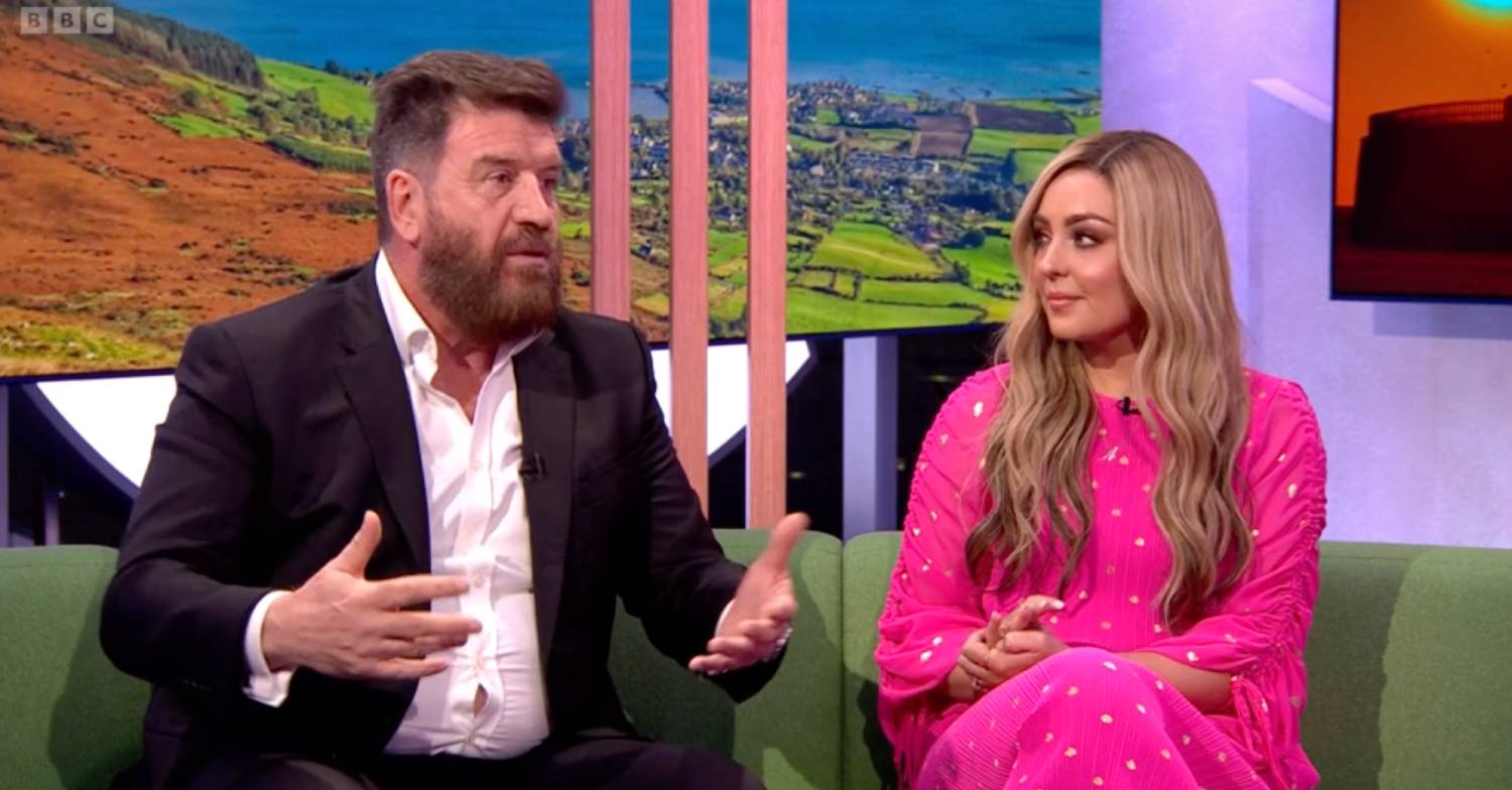 Nick Knowles makes his point on The One Show