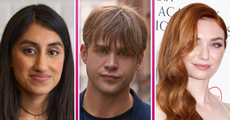 One Day cast including Ambika Mod, Leo Woodall and Eleanor Tomlinson