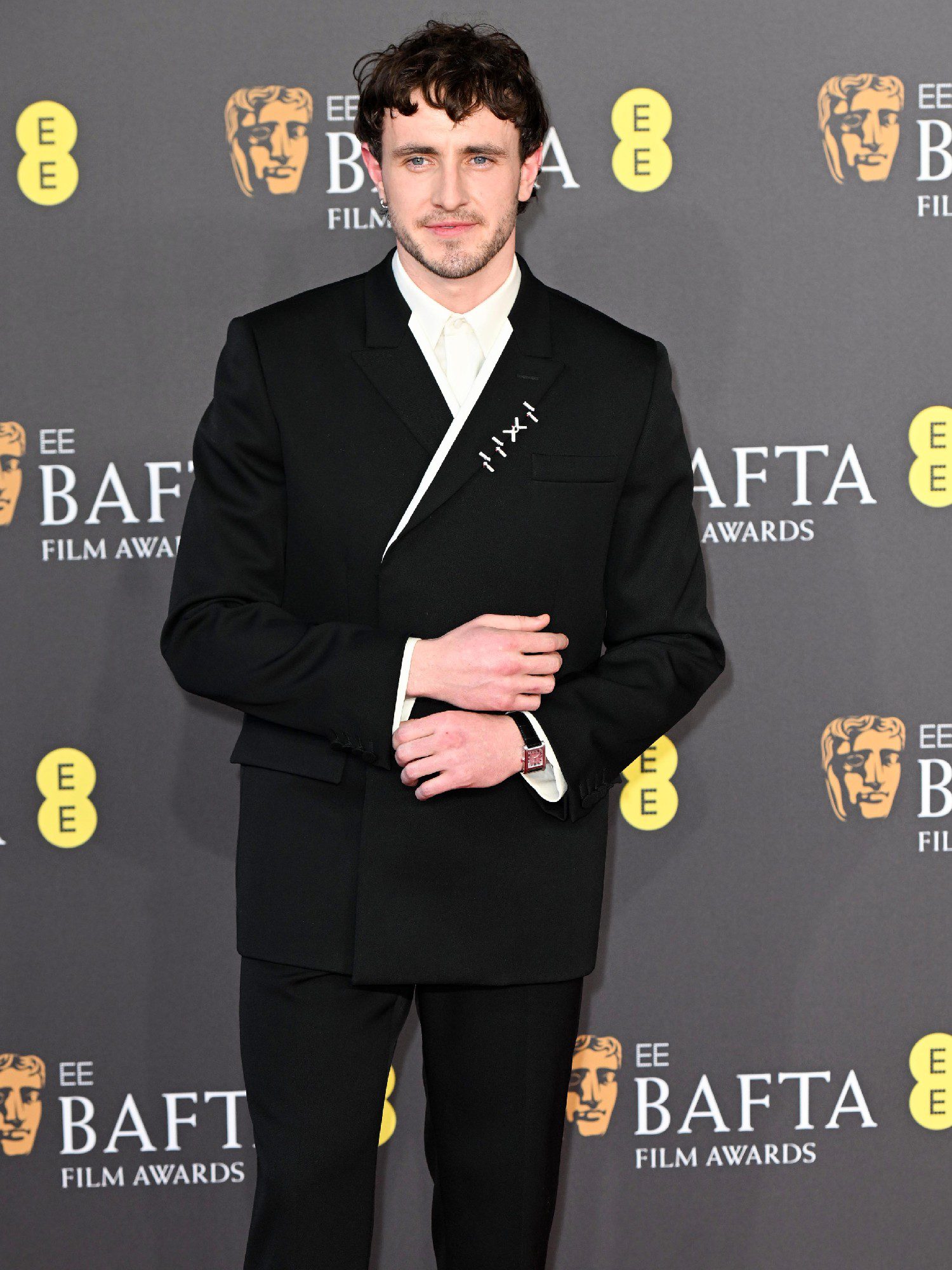 Paul Mescal smiling at the BAFTAs