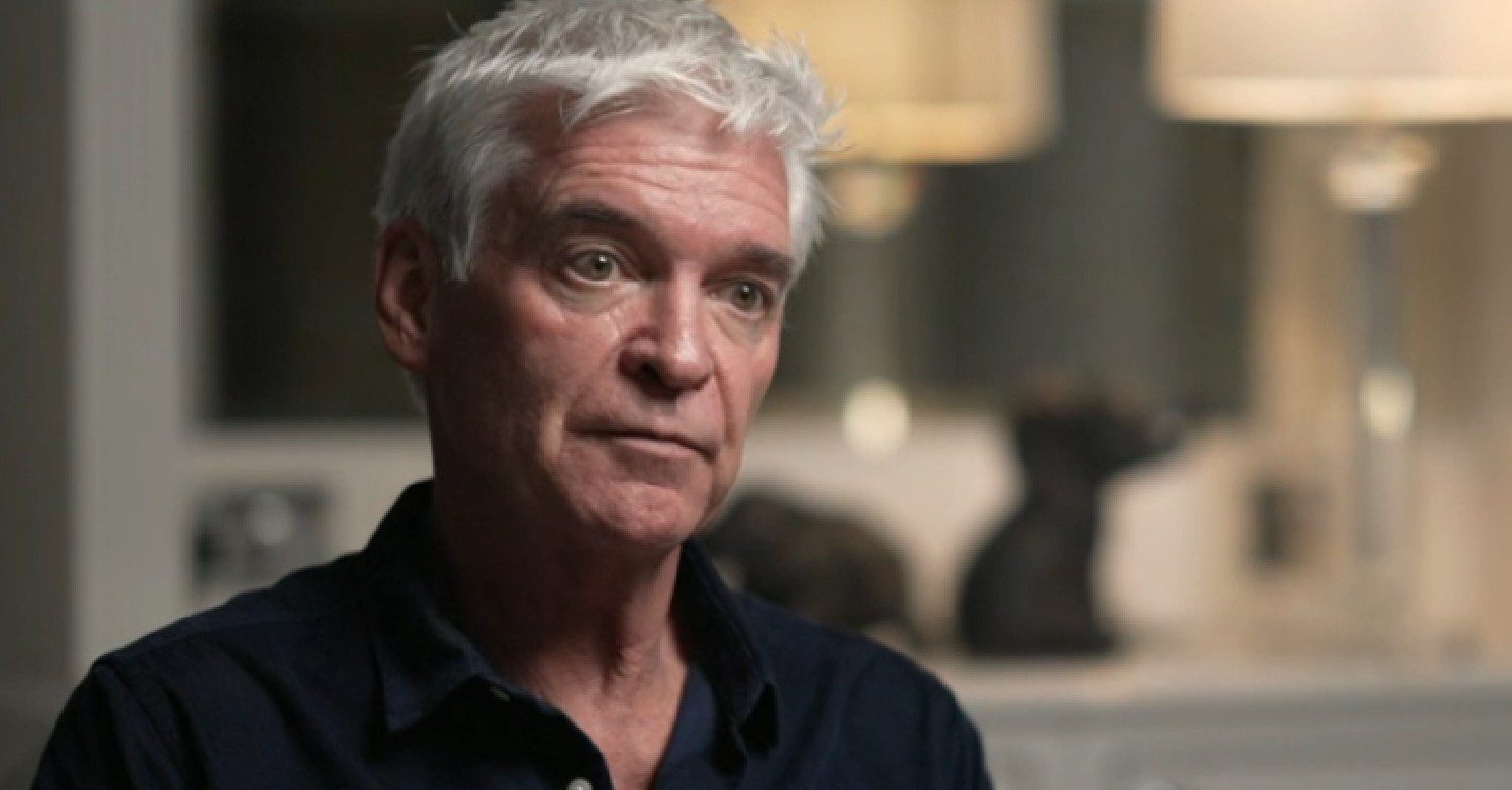 Phillip Schofield speaking in BBC interview
