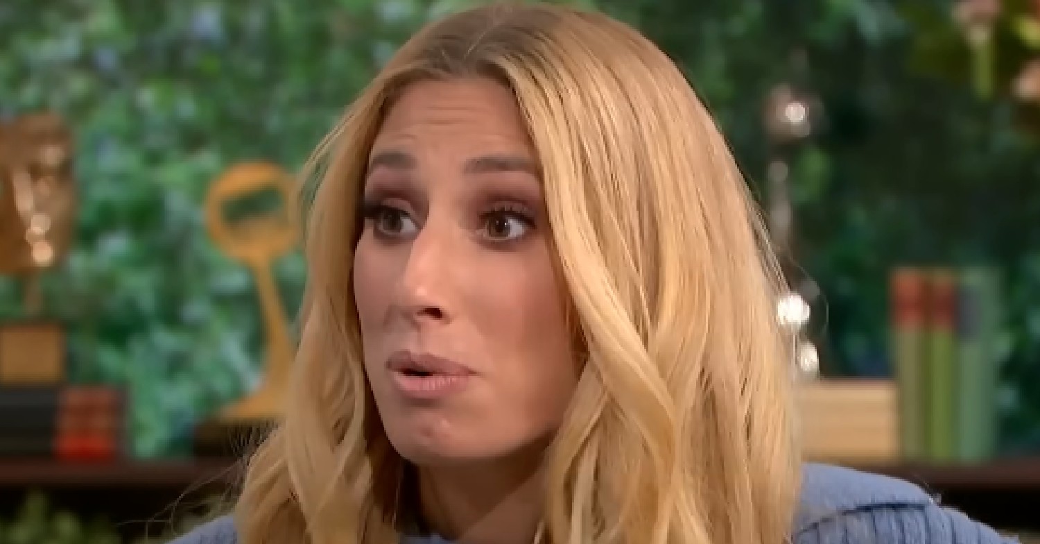 Stacey Solomon talking on This Morning